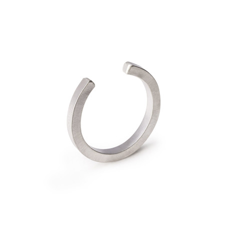 Off Square Ring // Sterling Silver (6)