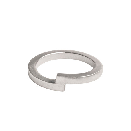 Equal Square Ring // Silver Silver (6)
