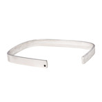 Off Minus Cuff // Sterling Silver (L)