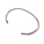 Simple Minus Cuff // Distressed Silver (L)