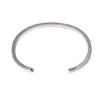 Simple Minus Cuff // High Polished Sterling Silver (M)