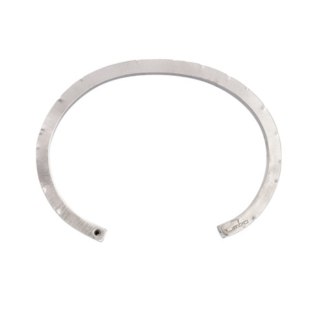 Simple Plus Cuff // Distressed Sterling Silver (M)