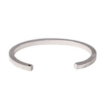Simple Plus Cuff // Distressed Sterling Silver (M)