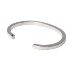 Simple Plus Cuff // High Polished Sterling Silver (M)