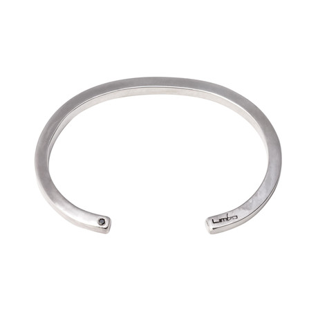 Simple Plus Cuff // High Polished Sterling Silver (M)