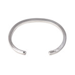 Simple Plus Cuff // High Polished Sterling Silver (M)