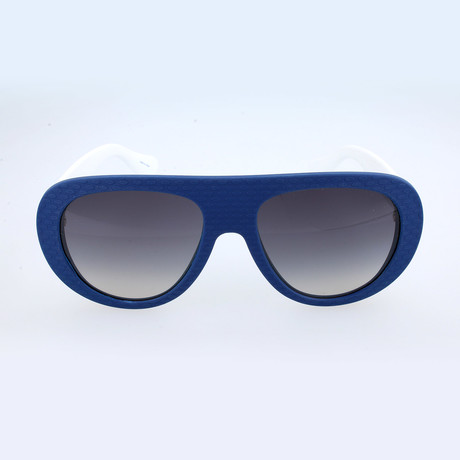 Unisex Rio QMB-LS Sunglasses // Blue + White