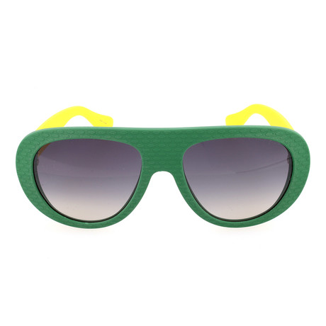 Unisex Rio QPN-LS Sunglasses // Green + Yellow