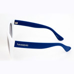 Women's Noronha QT1-LS Sunglasses // White + Blue