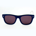 Men's Brasil 1RA-Y1 Sunglasses // Blue + White