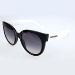 Women's Noronha 22P-LS Sunglasses // Black Matte + White