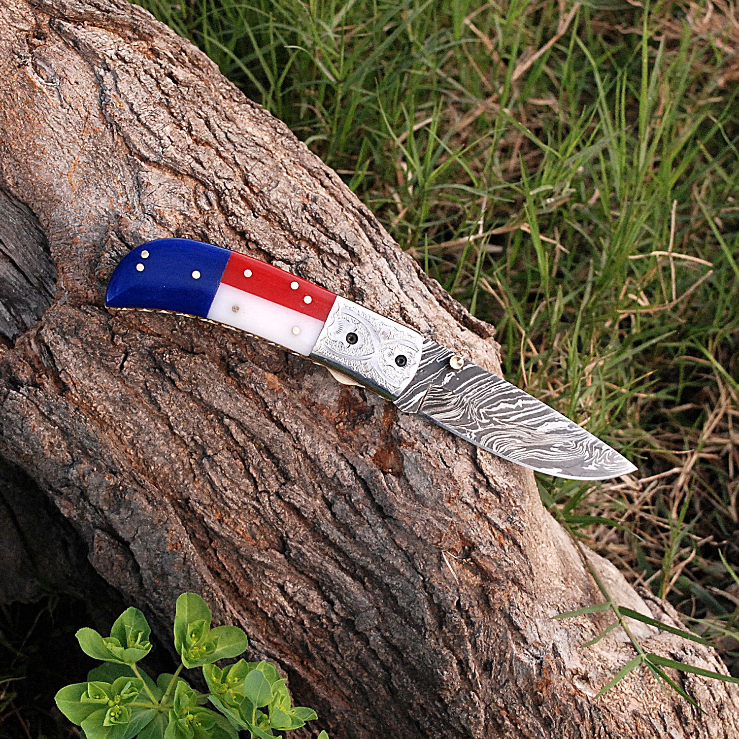 Handmade Texas Folding Knife // 2736 Black Touch of Modern