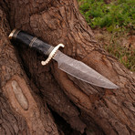 Damascus Hunting Knife // BK0250