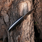 Damascus Tanto Skinner Knife // HK0285