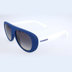 Unisex Rio QMB-LS Sunglasses // Blue + White