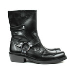 Allan Motorcycle Boots // Black Armadillo (US: 8.5)