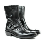 Allan Motorcycle Boots // Black Armadillo (US: 10.5)