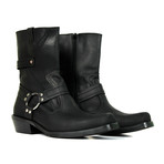 Wesley Motorcycle Boots // Crazy Black (US: 7.5)