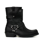 Wesley Motorcycle Boots // Crazy Black (US: 9)