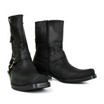 Wesley Motorcycle Boots // Crazy Black (US: 7)