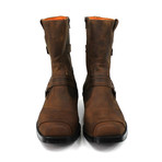 Jamarion Motorcycle Boots // Chocolate Brown Armadillo (US: 8.5)