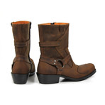 Jamarion Motorcycle Boots // Chocolate Brown Armadillo (US: 7)
