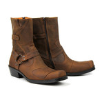 Jamarion Motorcycle Boots // Chocolate Brown Armadillo (US: 10.5)