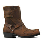 Jamarion Motorcycle Boots // Chocolate Brown Armadillo (US: 9)
