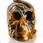 Carved Onyx Skull + Cobra