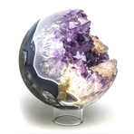 Amethyst Geode Agate Sphere I