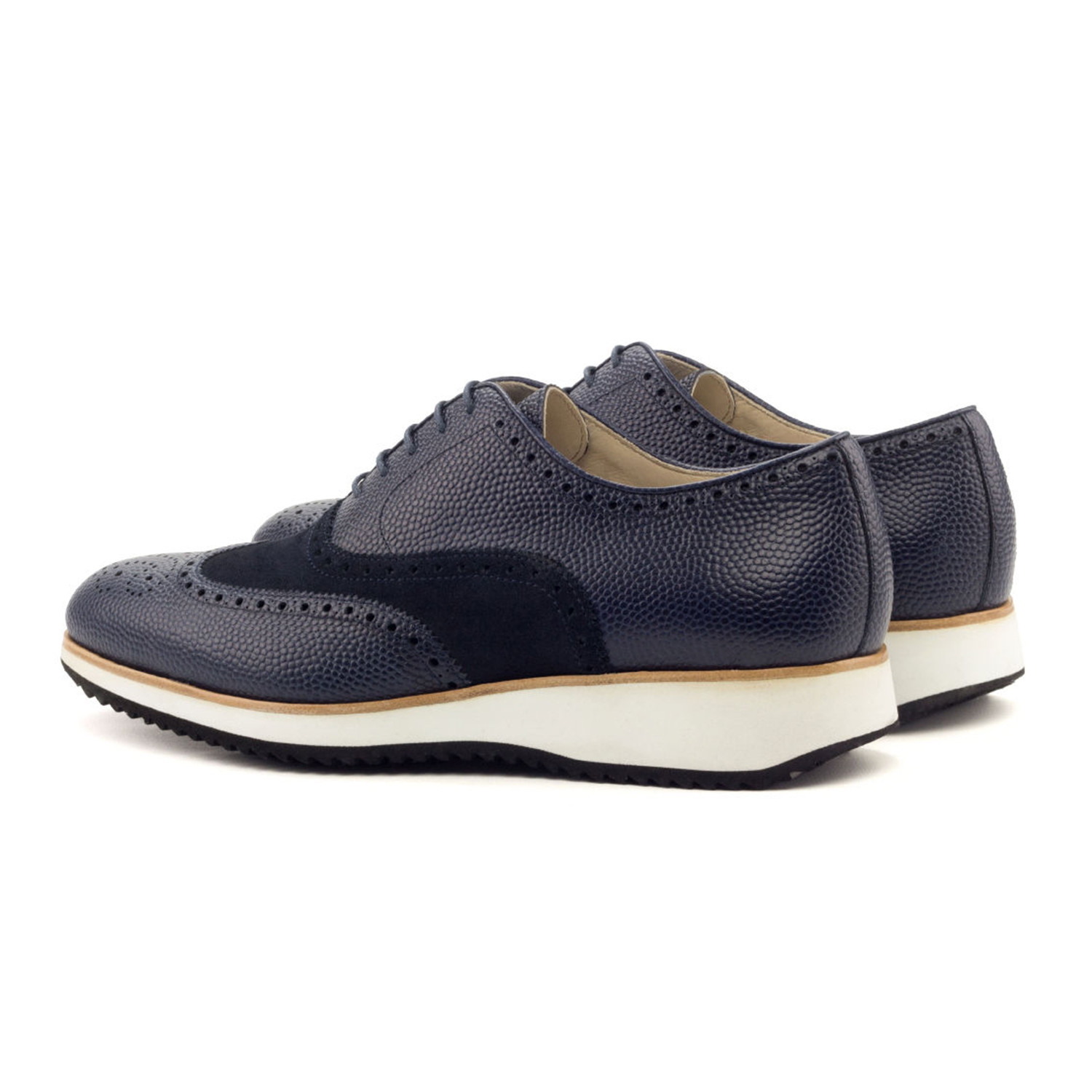 Sinere Full Brogue // Navy (US: 6) - Q by Qs - Touch of Modern