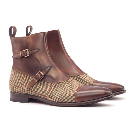 Karl Octavian Boots // Tweed + Brown (US: 6)