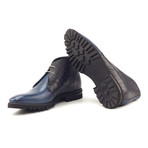 David Monti Chukkas // Black + Navy (US: 9.5)