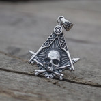 Masonic Pendant // Skull