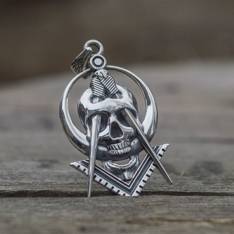 Masonic Pendant // Skull II