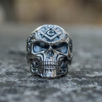 Masonic Signet Ring // Skull (10)