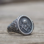 Masonic Signet Ring // Sun (10.5)