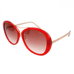 Women's BY2063 Sunglasses // Dark Red