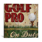 Golf Pro // Conrad Knutsen (18"W x 18"H x 0.75"D)