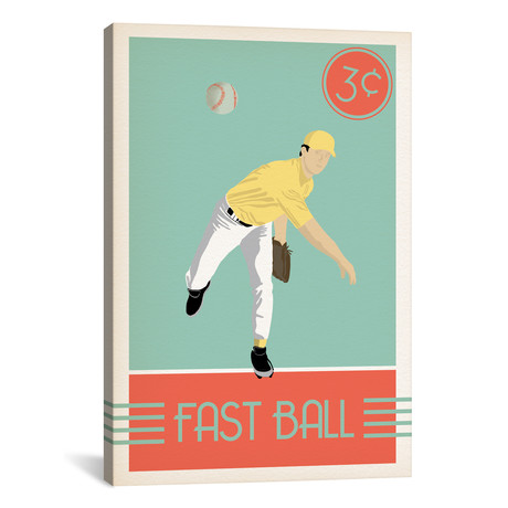 Fast Ball // 5by5collective (18"W x 26"H x 0.75"D)