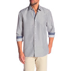 Lacy True Modern Fit Dress Shirt // Slate Blue + White (2XL)