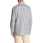 Lacy True Modern Fit Dress Shirt // Slate Blue + White (3XL)