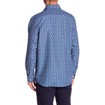 Arlen True Modern-Fit Dress Shirt // Blue (L)