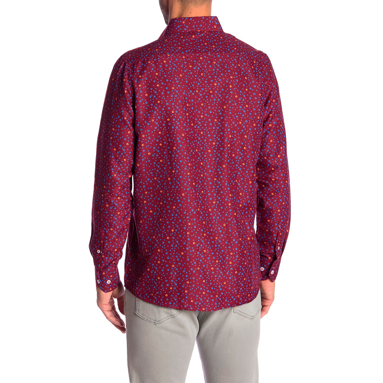 Sidney True Modern Fit Dress Shirt // Multicolor (S) - Rosso Milano ...