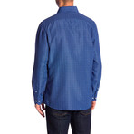 Stewart True Modern-Fit Dress Shirt // Blue (L)