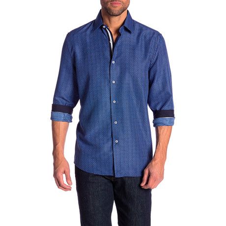 Stewart True Modern-Fit Dress Shirt // Blue (3XL)