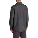 Wiley True Modern-Fit Dress Shirt // Dark Gray (M)