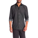 Wiley True Modern-Fit Dress Shirt // Dark Gray (L)