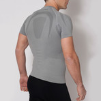 Iron-Ic // 2.1 Short Sleeve Shirt // Gray Melange (S-M)
