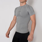Iron-Ic // 2.1 Short Sleeve Shirt // Gray Melange (S-M)